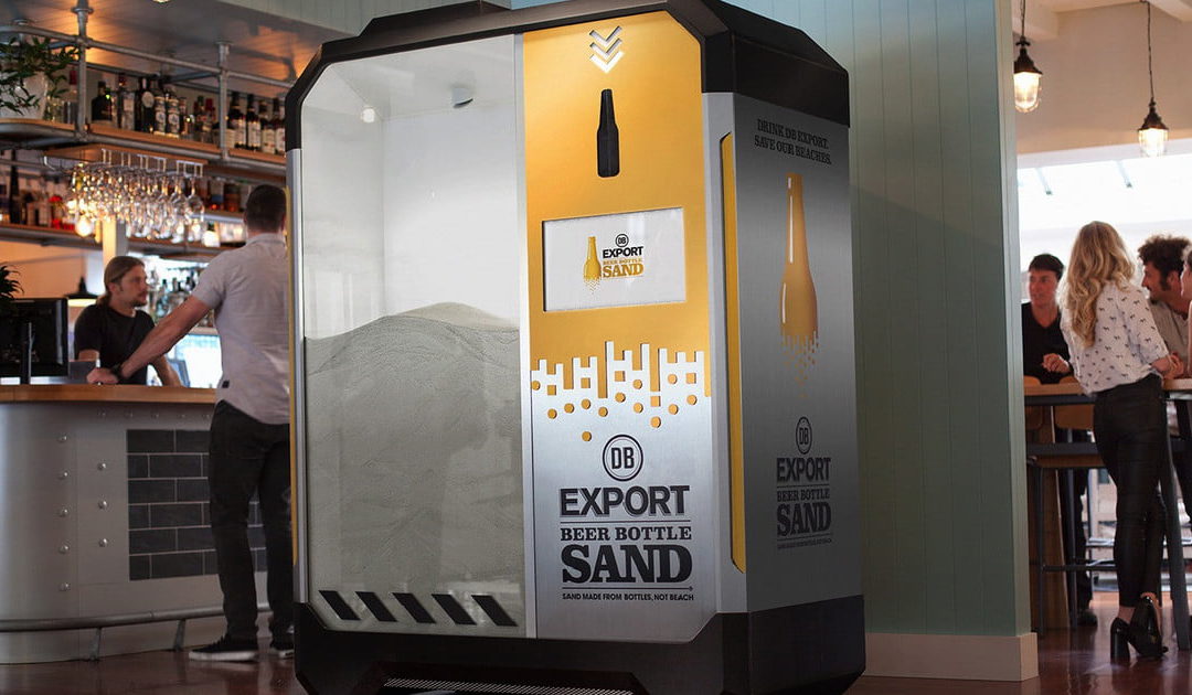 Turning Glass Bottles into Sand